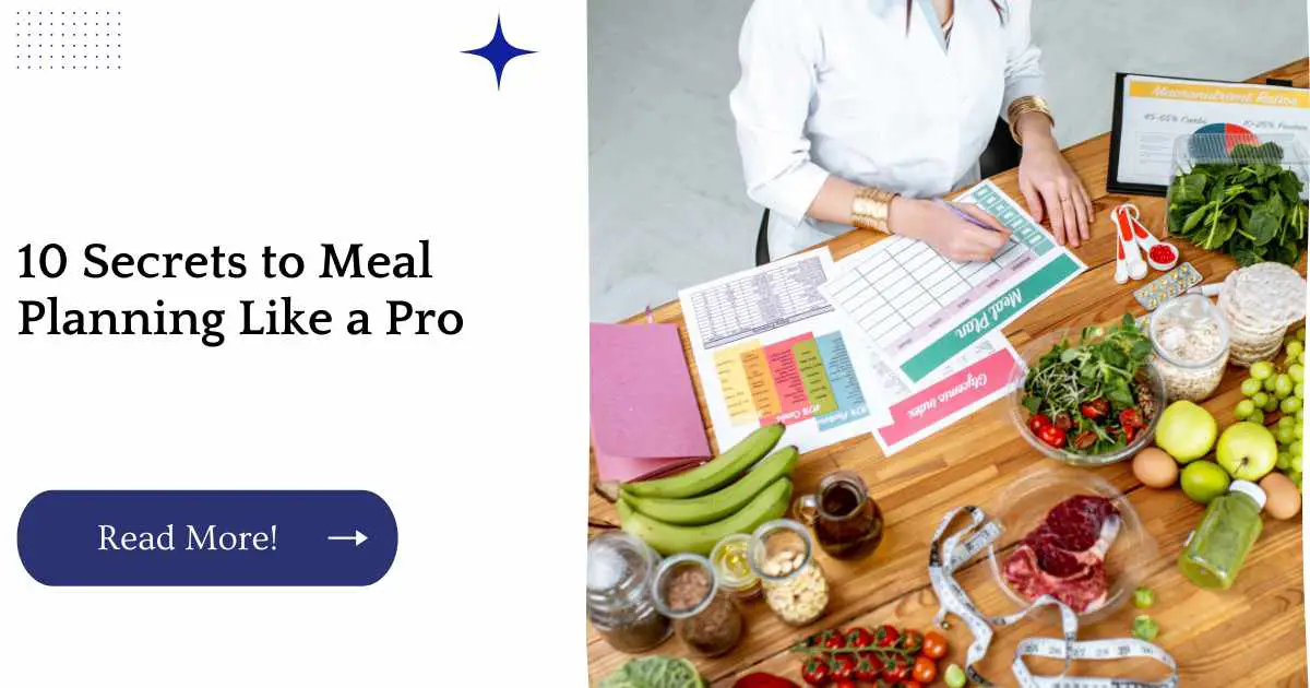 10 Secrets to Meal Planning Like a Pro